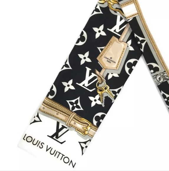 ‼️SOLD‼️ Auth Louis Vuitton Monogram Confidential Multicolor Silk Bandeau - Picture 9 of 9